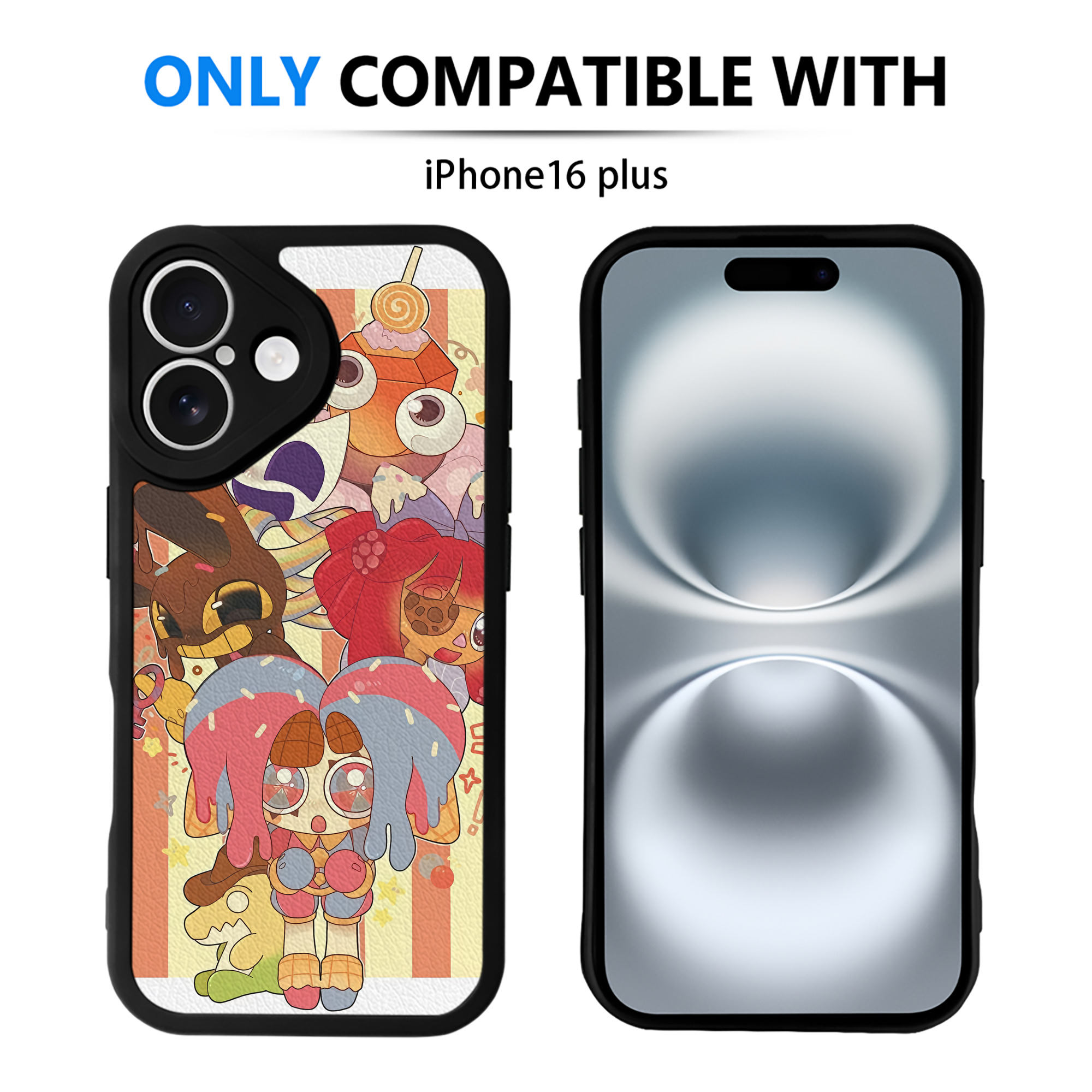 （画像用） アンパンマン Anpanman 【iPhone 16シリーズ対応】シリコンスマホケース（レザー調） 材質：シリコン
